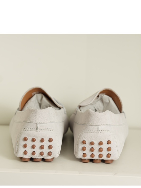 $245 Greats Brooklyn Corsa Driver Blanco Suede Loafers Moc Flats Men’s 10.5 M main image 5